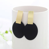 Summer Style Golden Drop Earrings, Women's Jewelry