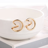 Summer Style Golden Drop Earrings, Women's Jewelry