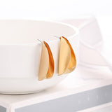 Summer Style Golden Drop Earrings, Women's Jewelry