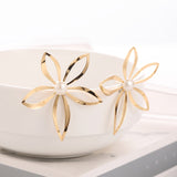 Summer Style Golden Drop Earrings, Women's Jewelry