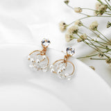 Pearl Round Earrings, Women Jewelry