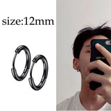 Steel Stud Earrings, Men's Jewelry