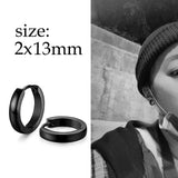 Steel Stud Earrings, Men's Jewelry