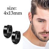 Steel Stud Earrings, Men's Jewelry