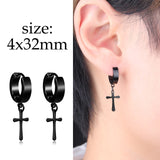 Steel Stud Earrings, Men's Jewelry