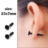 Steel Stud Earrings, Men's Jewelry