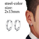 Steel Stud Earrings, Men's Jewelry