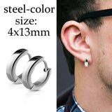 Steel Stud Earrings, Men's Jewelry