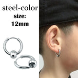 Steel Stud Earrings, Men's Jewelry