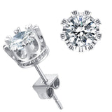 Crystal Round Earrings, Women's Jewelry