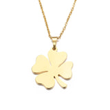 Lucky Leaf Necklace, Women/Man Jewelry