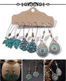Multiple Boho Ethnic Dangle Earrings for Women