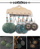 Multiple Boho Ethnic Dangle Earrings for Women