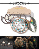 Multiple Boho Ethnic Dangle Earrings for Women