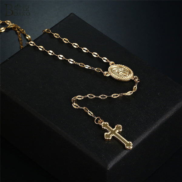 Cross Pendant Necklace, Women's Jewelry