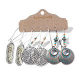 Multiple Boho Ethnic Dangle Earrings for Women