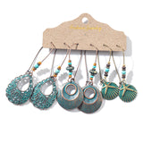 Multiple Boho Ethnic Dangle Earrings for Women
