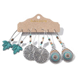 Multiple Boho Ethnic Dangle Earrings for Women