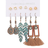 Multiple Boho Ethnic Dangle Earrings for Women