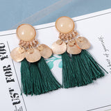 Fashion Bohemian Silk Earrings, Women's  Jewelry