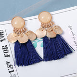Fashion Bohemian Silk Earrings, Women's  Jewelry