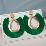 Fashion Bohemian Silk Earrings, Women's  Jewelry