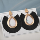 Fashion Bohemian Silk Earrings, Women's  Jewelry