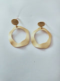 Round Shiny Earrings, Women's Jewelry