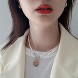 Pearls Chain Necklace, Women's Jewelry