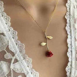 Rose Necklace, Women's Jewelry