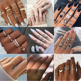 Tocona Bohemian Vintage Ring Set, Women's  Jewelry