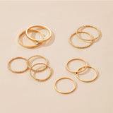 Tocona Bohemian Vintage Ring Set, Women's  Jewelry