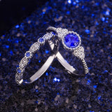 Sapphire Gemstones Rings, Women's Jewelry