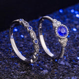 Sapphire Gemstones Rings, Women's Jewelry