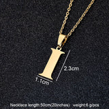 Letters Initial Necklace , Women's  Jewelry