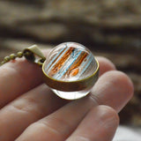 Glass Ball Necklace & Earth Planet Pendant, Women's  Jewelry