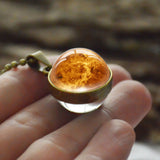 Glass Ball Necklace & Earth Planet Pendant, Women's  Jewelry
