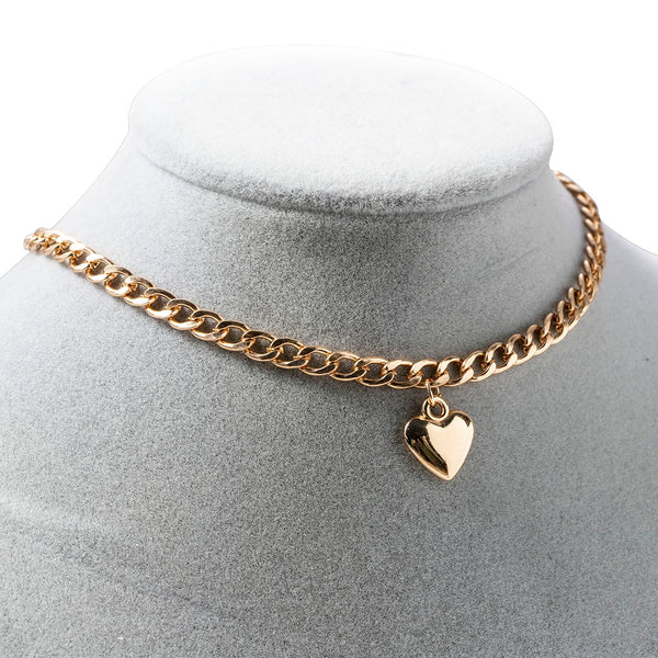 Love Heart Bohemian Choker Necklace, Women's Jewelry