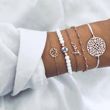 Bohemian Bracelet Set, Women's Jewelry