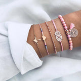 Bohemian Bracelet Set, Women's Jewelry