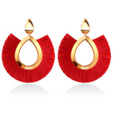 Big Tassel Dangle Drop Earrings for Women