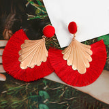 Big Tassel Dangle Drop Earrings for Women