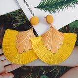 Big Tassel Dangle Drop Earrings for Women