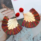 Big Tassel Dangle Drop Earrings for Women