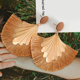 Big Tassel Dangle Drop Earrings for Women