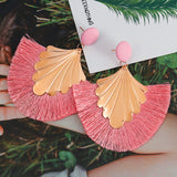 Big Tassel Dangle Drop Earrings for Women
