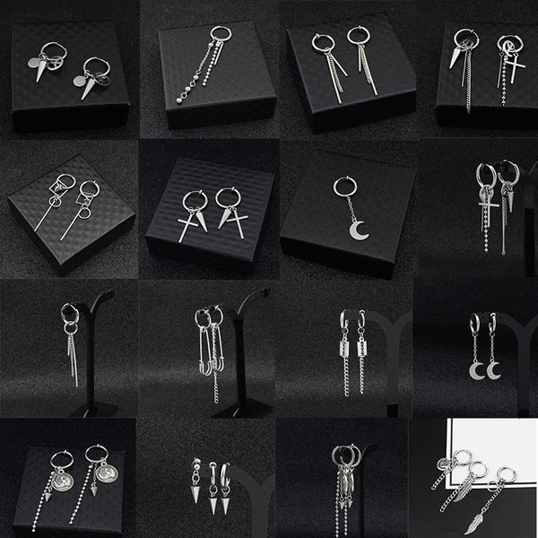 Silver Earrings, Men's Jewelry