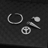 Silver Earrings, Men's Jewelry