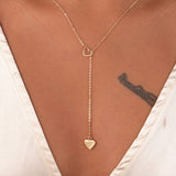 Heart Chain Necklace, Women's  Jewelry