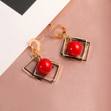 New Fashion Round Dangle  Earrings For Women